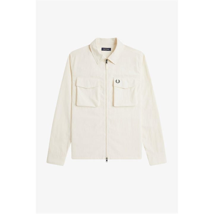 Fred Perry Men's Beige Overshirt in Size M, Sports Direct