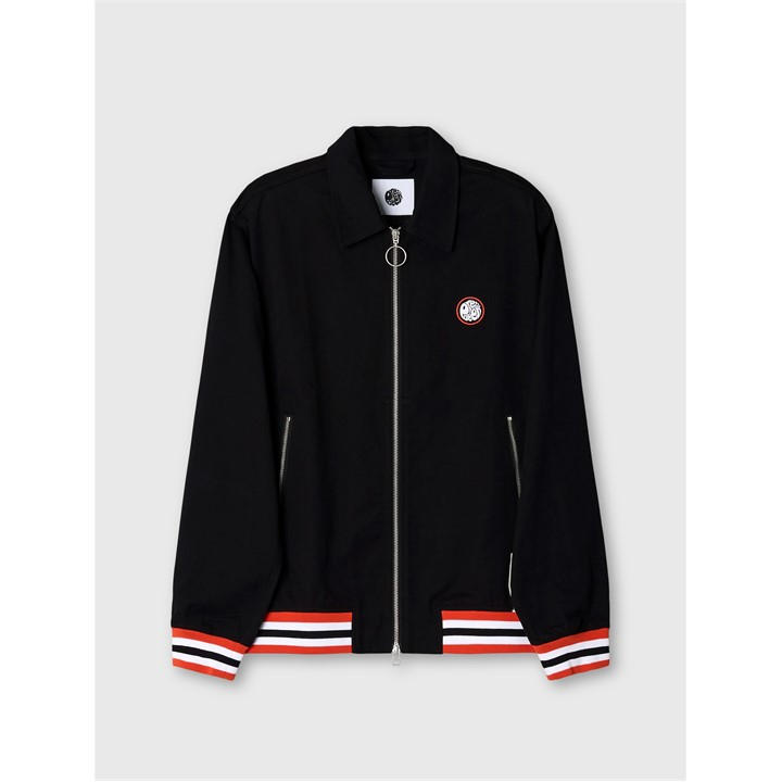 Pretty Green Men's Black Pg Stratos Bombr Sn54 in Size L, Sports Direct