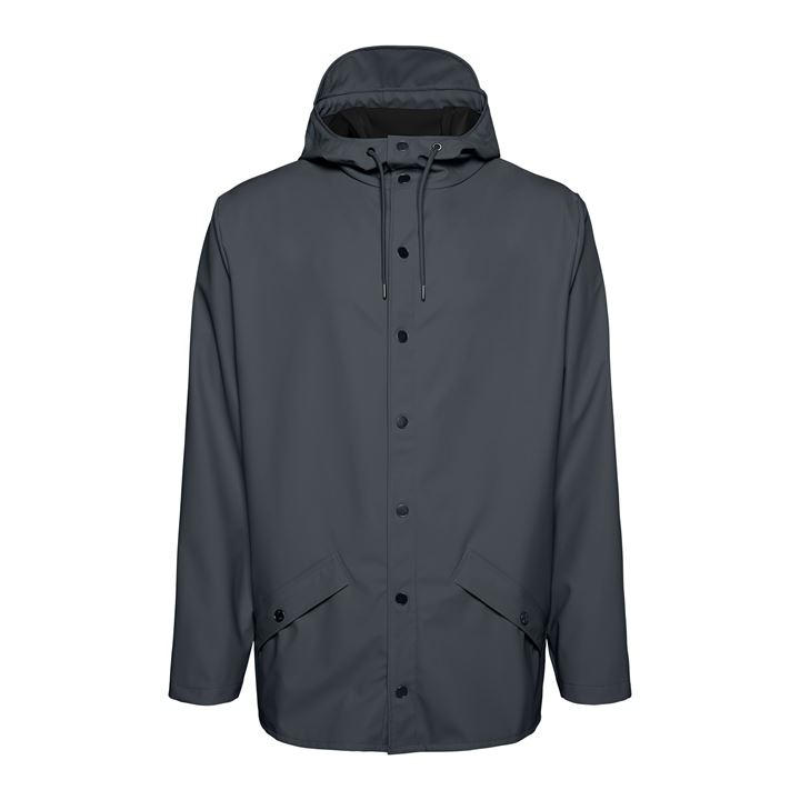 Rains  Grey Waterproof Jacket in Size XL, Sports Direct