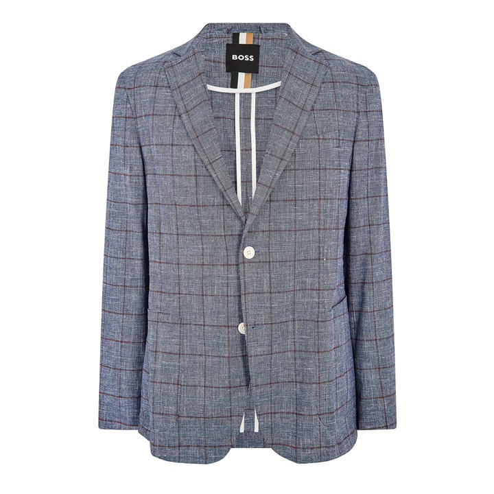 Boss Men' Blue C-Hanry Blazer in Size S, Sports Direct