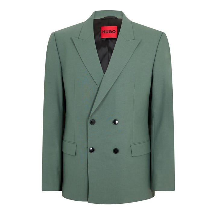 Hugo Men's Green Henry244f1x Blazer in Size L, Sports Direct