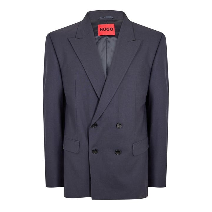 Hugo Men' Blue Henry244f1x Blazer in Size S, Sports Direct