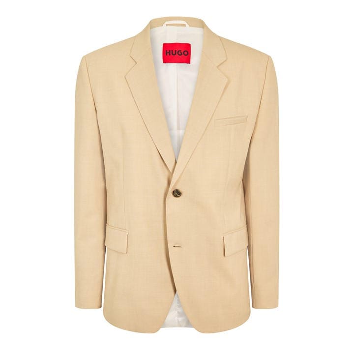 Hugo Men's Beige Kris231x Blazer in Size M, Sports Direct