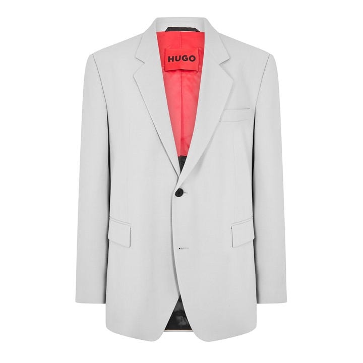 Hugo Men' Grey Karlo243x Blazer in Size S, Sports Direct