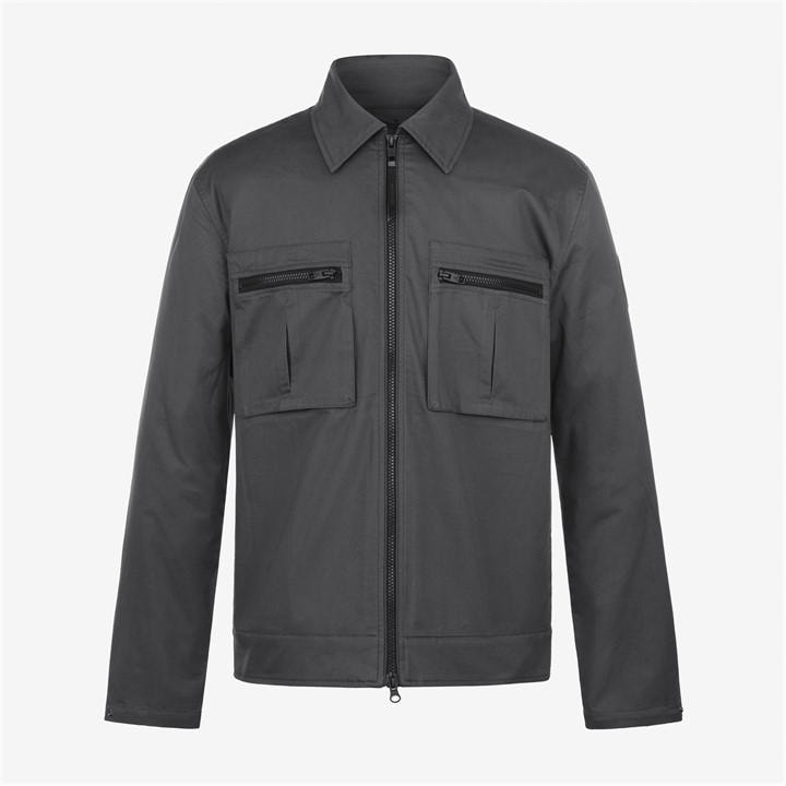 Arctic Army Men's Grey Wpc Harrington Jacket in Size L, Sports Direct