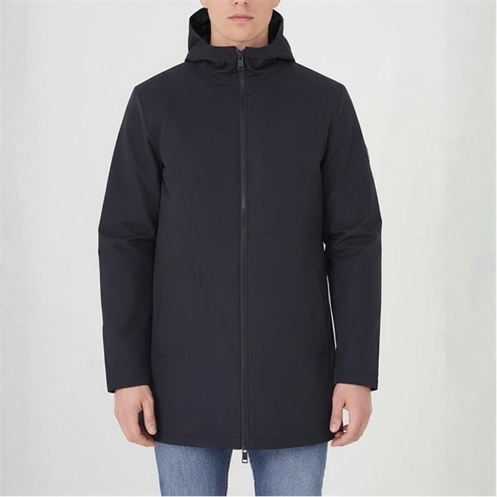 Brave Soul Men's Black Nik Parka in Size XL, Sports Direct