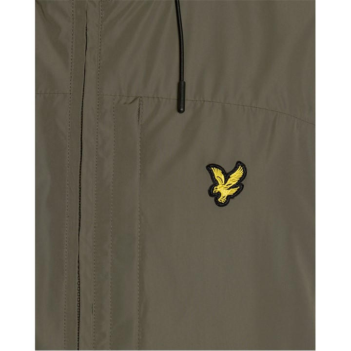 Lyle And Scott Men's Green Hooded Zipped Rain Anorak in Size XL, Sports Direct
