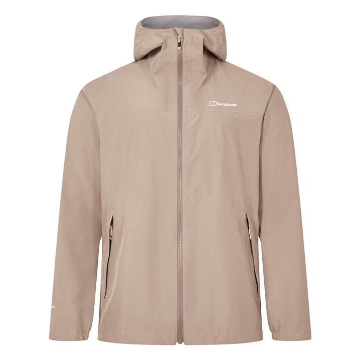 Berghaus Men's Grey Deluge Pro 3.0 Waterproof Full-Zip Anorak in Size XL, Sports Direct