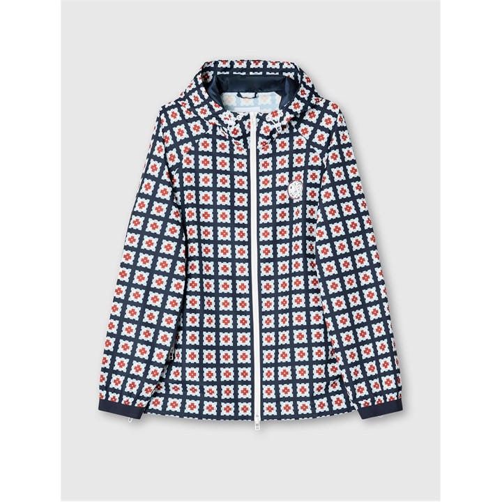 Pretty Green Men'  Timperley Geo Water-Resistant Rain Anorak in Size S, Sports Direct