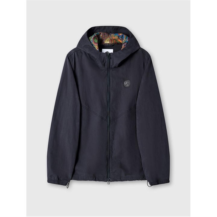 Pretty Green Men's Black Feltham Weatherproof Rain Anorak in Size M, Sports Direct