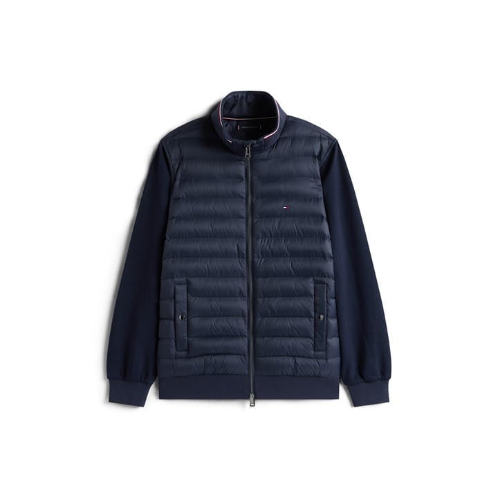 Tommy Hilfiger Men's Blue Tommy Ess Hybrid Jkt Sn64 in Size M, Sports Direct
