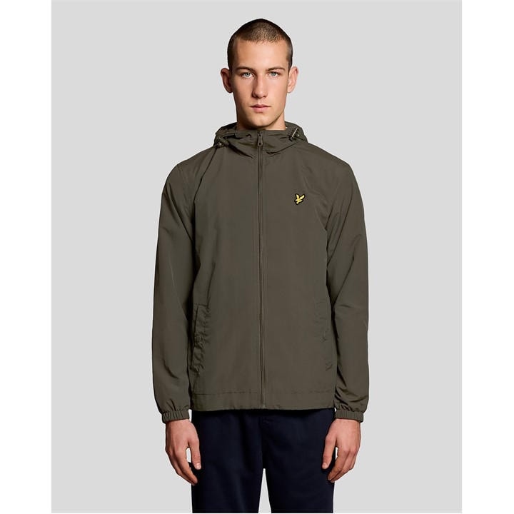 Lyle And Scott Men's Green Lyle & Scott Water Resistant Zip Through Jacket in Size XL, Sports Direct