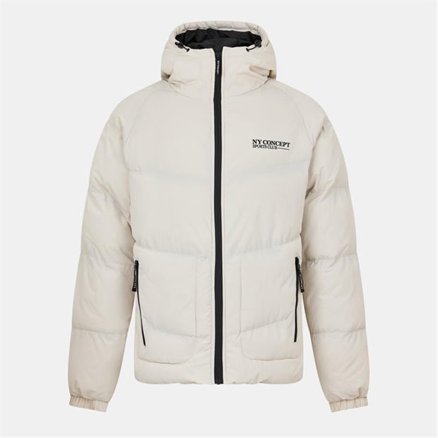 Beige - NY Concept - Unisex Adults Stowe Puffer Jacket