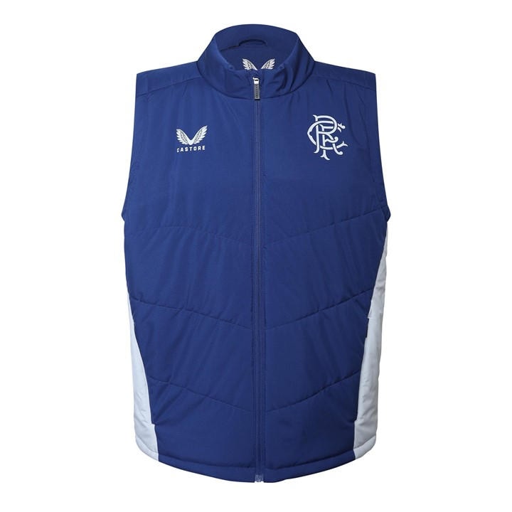 Castore Men' Blue Gilet in Size S, Sports Direct