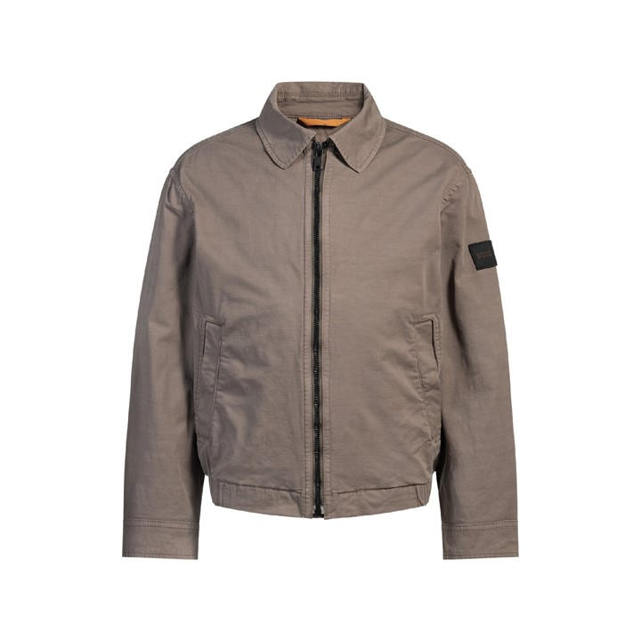 Boss Men's Beige Ocrush-D 10256880 01 Overshirt