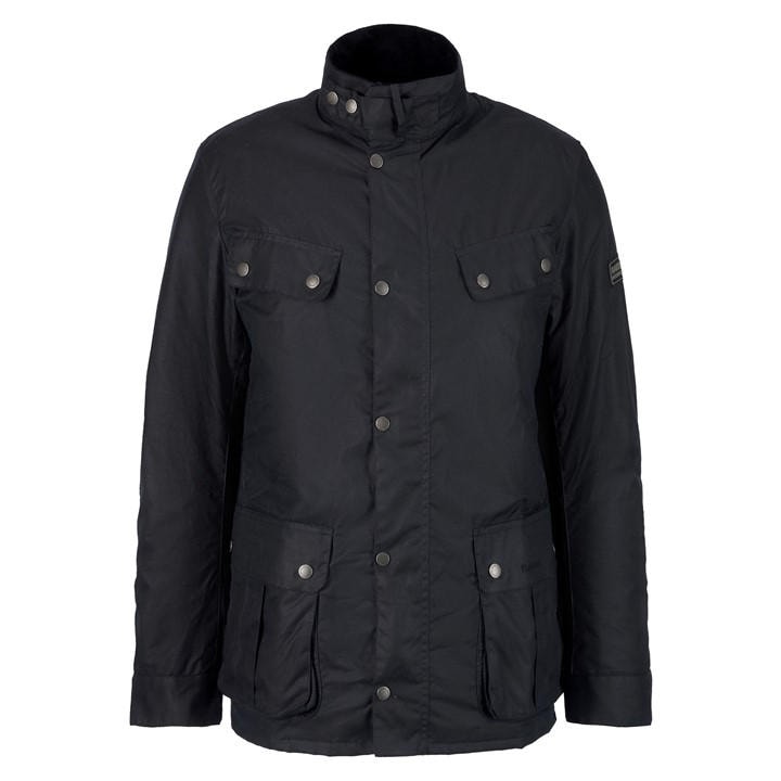 International  Men'  Duke Water Resistant Windproof Cotton Long Sleeve Wax Jacket, Football by Barbour  in Size S, Sports Direct