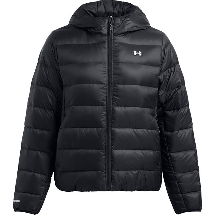 Under Armour Women's Black Legend Hooded Down Jacket in Size 10, Sports Direct