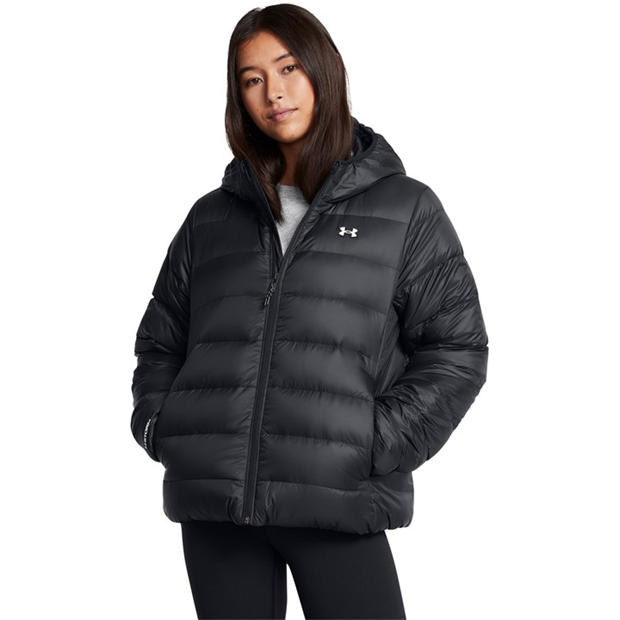 Black - Under Armour - Women's Legend Hooded Down Jacket