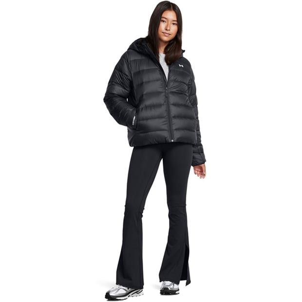 Black - Under Armour - Women's Legend Hooded Down Jacket