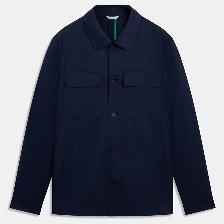 Ted Baker Men's Blue Slim Fit Overshirt in Size 2XL, Sports Direct