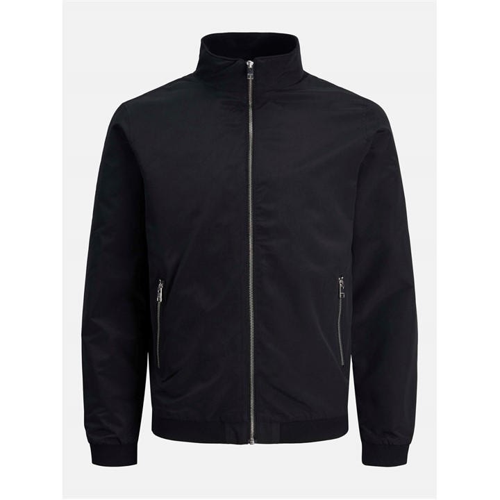 Jack And Jones Men's Black Rush Harrington Bomber Jacket in Size 2XL, Sports Direct