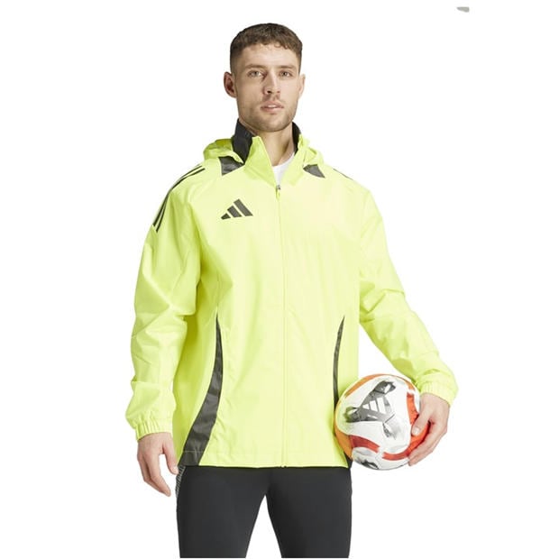Solar Yellow - adidas - Men's Tiro24 Rain Anorak