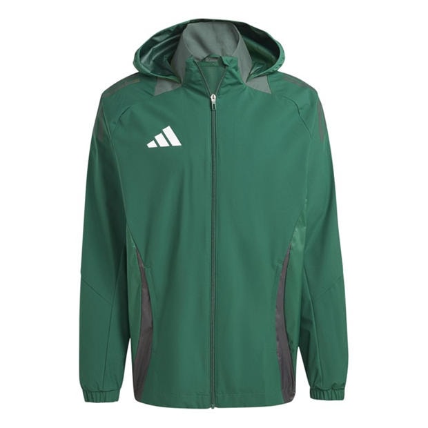 Dark Green - adidas - Men's Tiro24 Rain Anorak