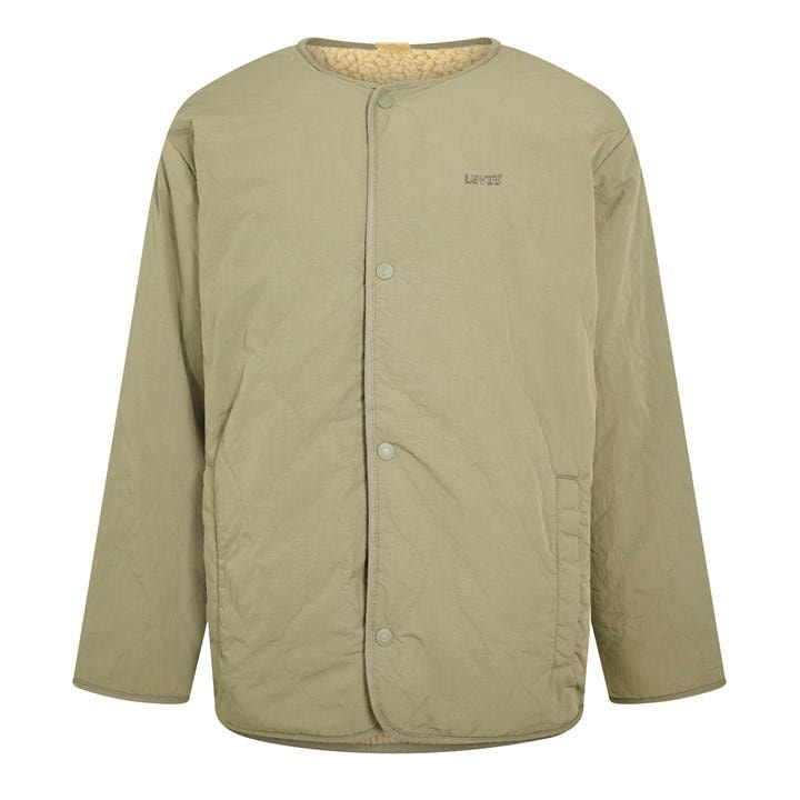 Levis Men's Green Abbotts Reversible Filled Sherpa Jacket in Size XS, Sports Direct