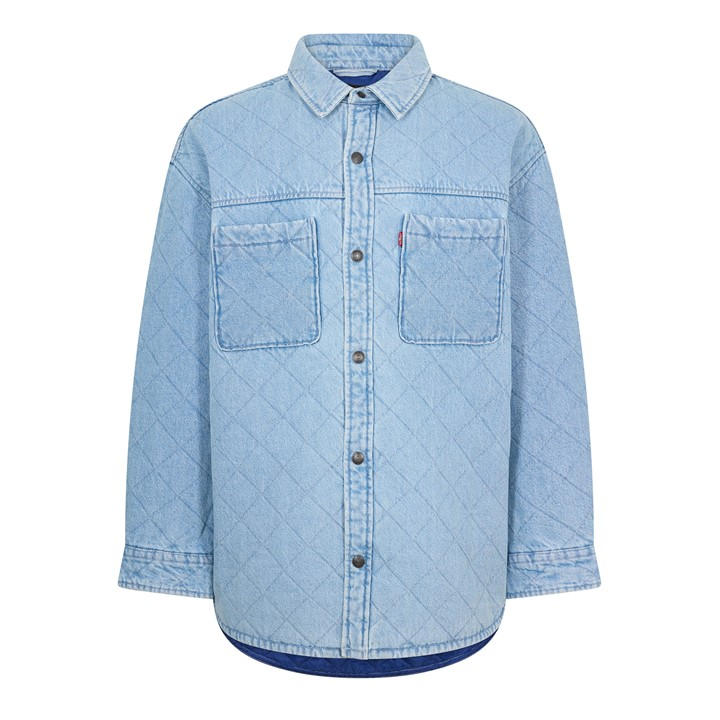 Levis Men's Blue Ingleside Badu Stone Overshirt in Size L, Sports Direct