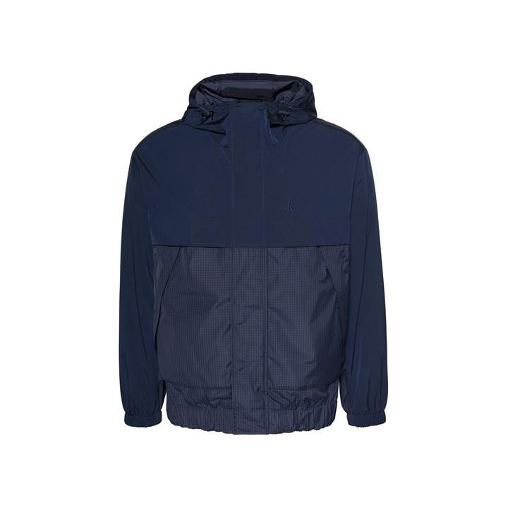 Calvin Klein Jeans Men's Blue Windbreaker in Size XL, Sports Direct