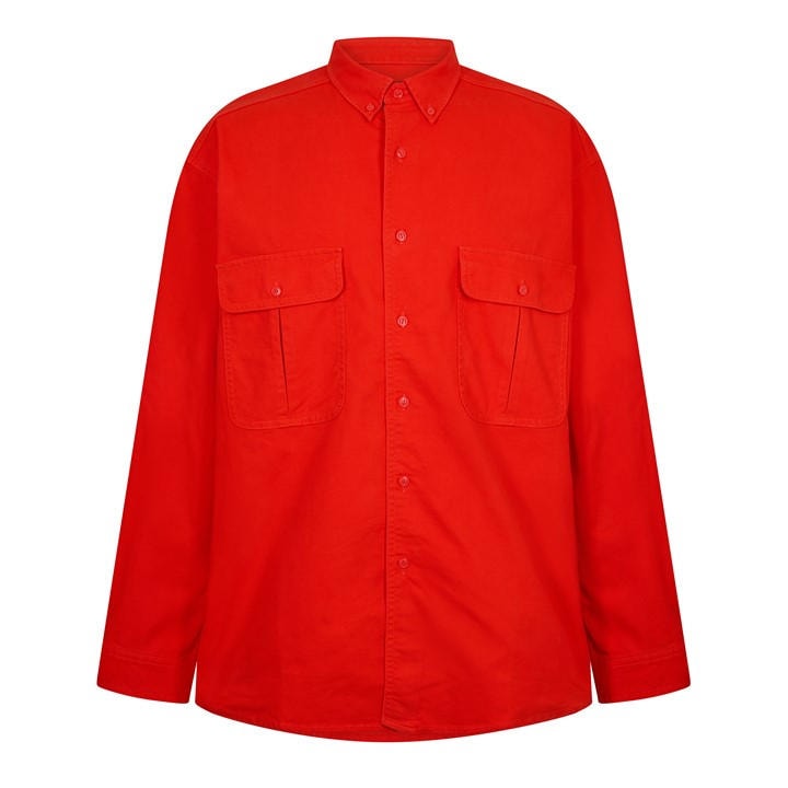Levis Men's Red Skate Woven Overshirt in Size L, Sports Direct