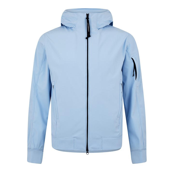 Cp Company Men's Blue Lens Softshell Jacket
