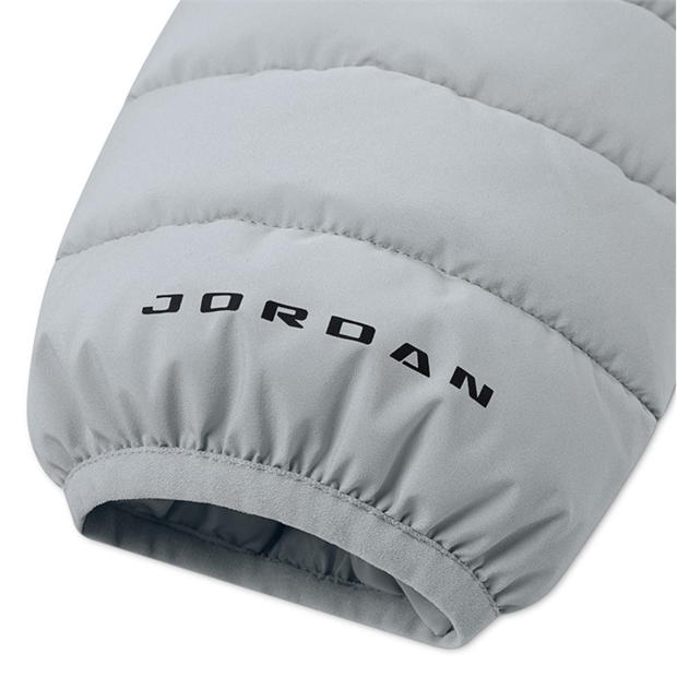 Light Smok Gray - Air Jordan - Kids' Jn71 Full-Zip Hooded Puffer Jacket