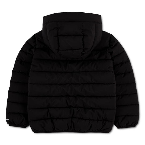 Black - Air Jordan - Kids' Jn71 Full-Zip Hooded Puffer Jacket