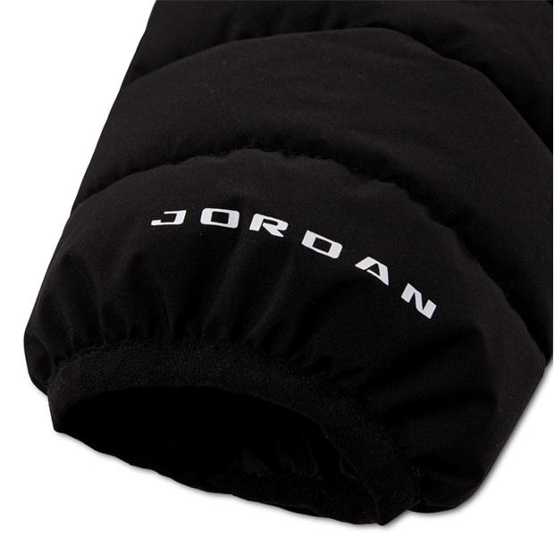 Black - Air Jordan - Kids' Jn71 Full-Zip Hooded Puffer Jacket