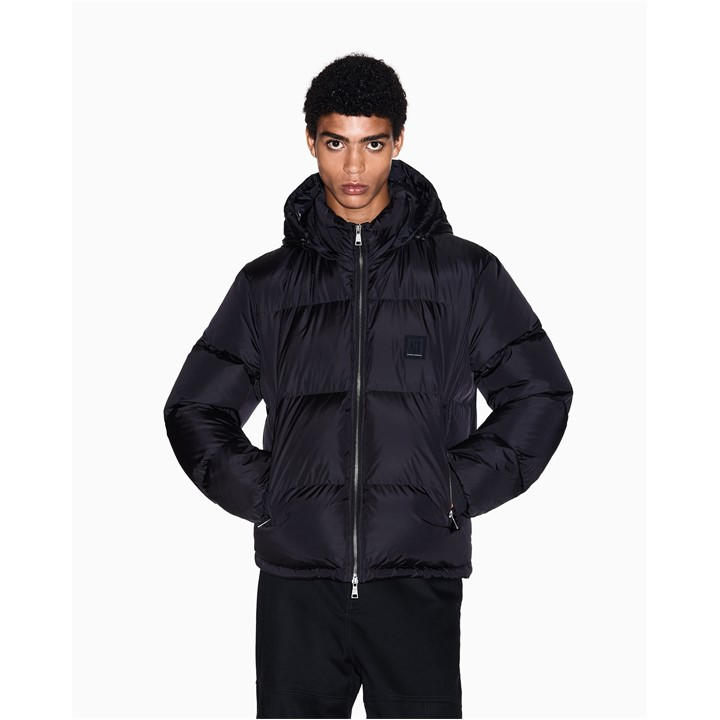 Armani Exchange Men's Black Down Jacket in Size XL, Sports Direct