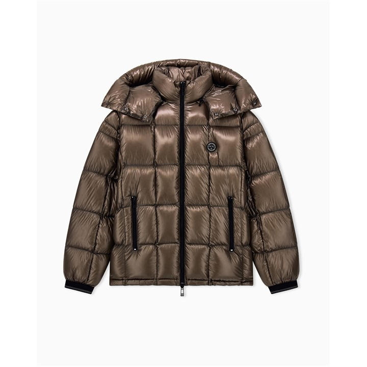 Armani Exchange Men's Brown Down Jacket in Size XL, Sports Direct
