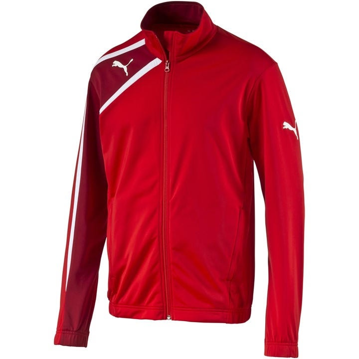 Puma Boys Red (F1) Spirit Poly Jacket  in Size 7 - 8 Years, Sports Direct
