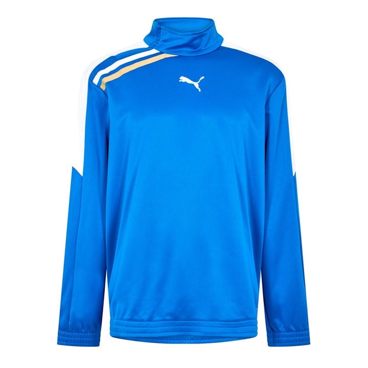 Puma Men's Blue Half Zip Performance Training Jacket in Size L, Sports Direct