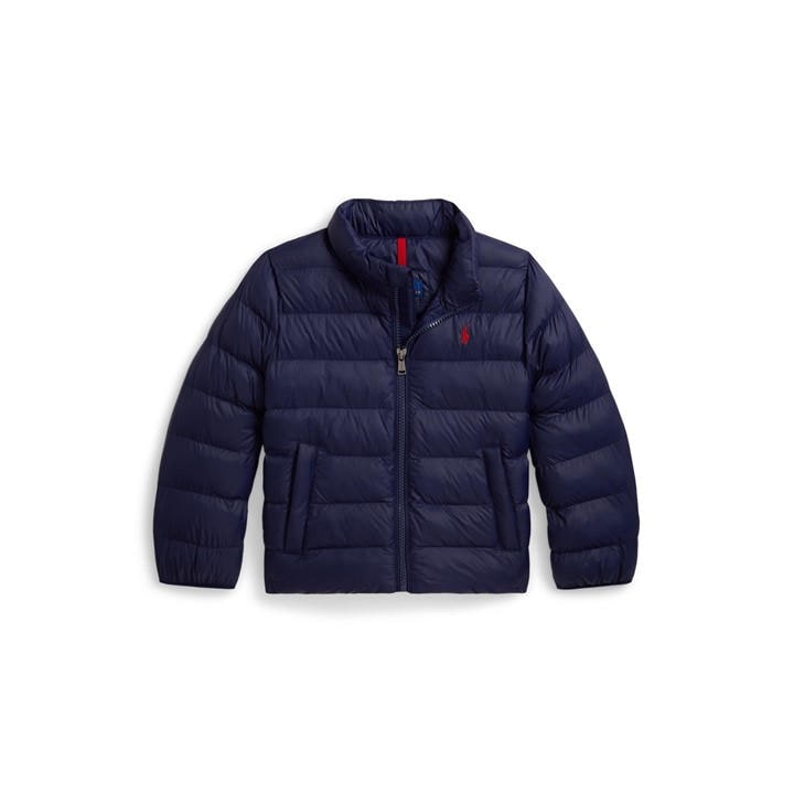 Polo Ralph Lauren Boys Blue Kids' Lightweight Puffer Jacket in Size 0 - 2 Years, Sports Direct