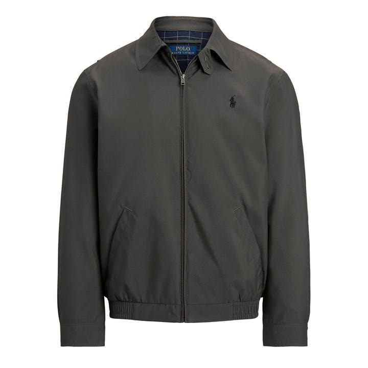 Polo Ralph Lauren Men's Grey Bi-Swing Cotton Water Resistant Harrington Jacket in Size L, Sports Direct