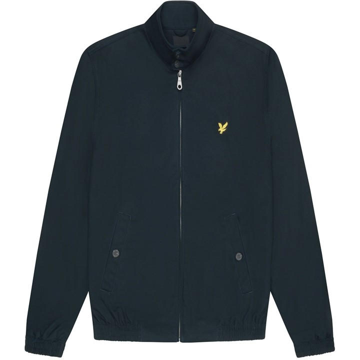 Lyle And Scott Men's Blue Classic Funnel Neck Long Sleeve Zip Harrington Jacket in Size XS, Sports Direct