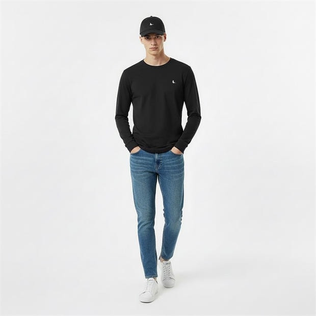 Juoda - Jack Wills - Sandleford Long Sleeve T-Shirt Mens