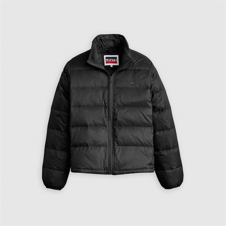 Levis Women's Black Polly Packable Water-Resistant Softshell Jacket in Size 10, Sports Direct