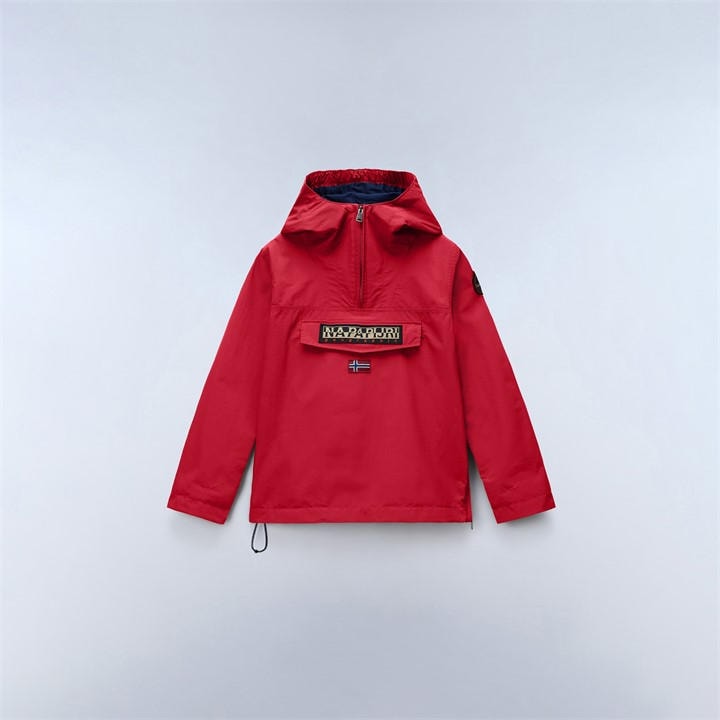 Napapijri Boys Red Napa Rainforest Jacket  in Size 9 - 10 Years, Sports Direct
