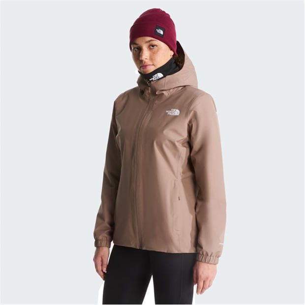 Garnet - The North Face - Womens Quest Hooded DryVent Waterproof Jacket