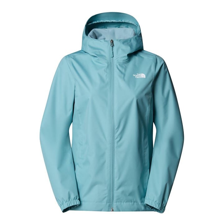 The North Face Women's Blue Quest Hooded Dryvent Waterproof Jacket