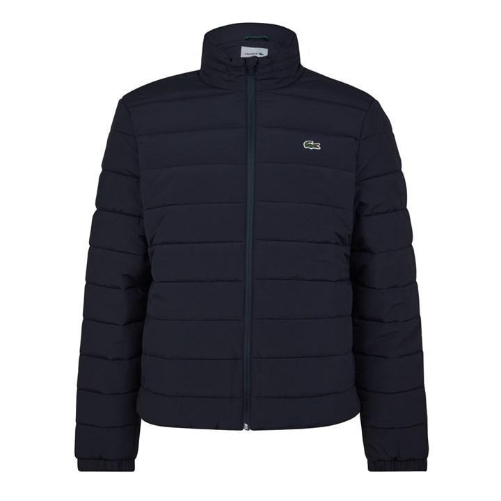 Lacoste Men's Blue Padded Hood Jacket Small