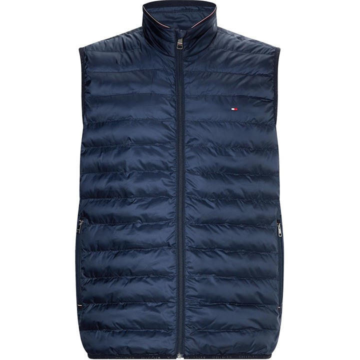 Tommy Hilfiger Men's Blue Down Gilet Medium