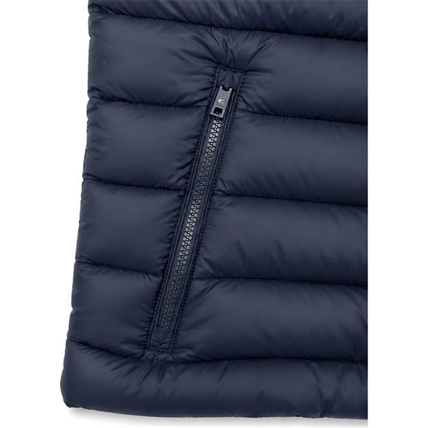 Navy - SoulCal - Mens Soul Cal Micro Bubble Short Puffer Jacket
